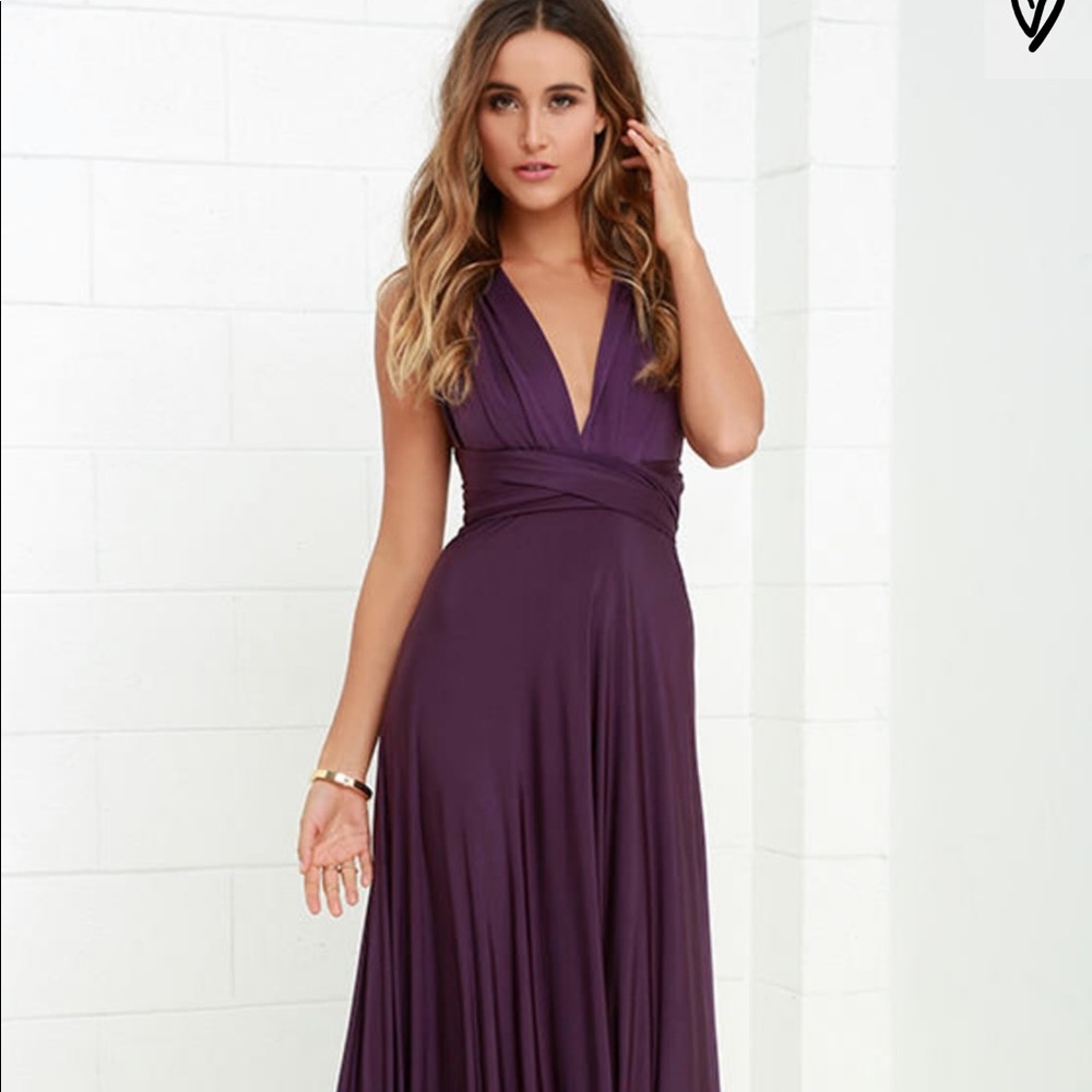 NWT Lulus Always Stunning Convertible Maxi Dress